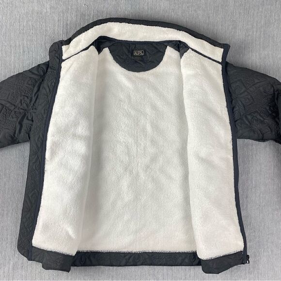 ALPS Black Quilted Fleece Lined Jacket Women’s Size Small EUC - Picture 6 of 9